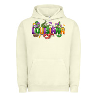 Pigment Pistachio mardi gras louisiana Urban Hoodie - MaliasSmallBusiness