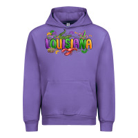 Tulip mardi gras louisiana Urban Hoodie - MaliasSmallBusiness