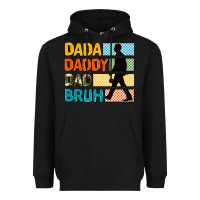 Black dada daddy dad bruh Heavyweight Hoodie - AdoDesignShop