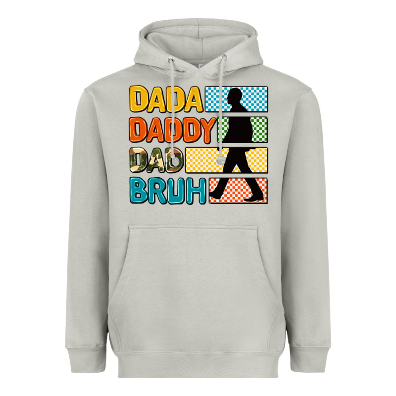 Dada Daddy Dad Bruh Heavyweight Hoodie by AdoDesignShop | Teevron