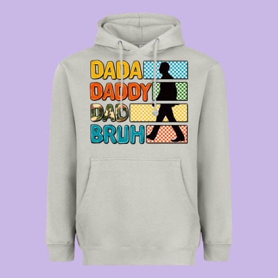 Dada Daddy Dad Bruh Heavyweight Hoodie Designed By Adodesignshop