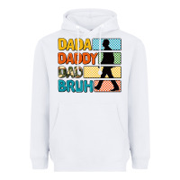 White dada daddy dad bruh Heavyweight Hoodie - AdoDesignShop