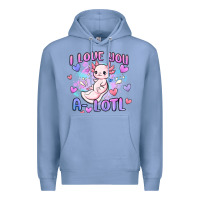 Colony Blue love you a lotl Premium Hoodie - MaliasSmallBusiness