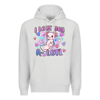 Dove Grey love you a lotl Premium Hoodie - MaliasSmallBusiness