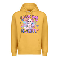 Mustard love you a lotl Premium Hoodie - MaliasSmallBusiness