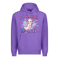 Purple love you a lotl Premium Hoodie - MaliasSmallBusiness