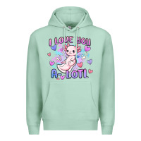 Seafoam love you a lotl Premium Hoodie - MaliasSmallBusiness