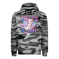 Slate Camo love you a lotl Premium Hoodie - MaliasSmallBusiness
