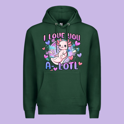 Love You A Lotl Premium Hoodie Designed By Maliassmallbusiness