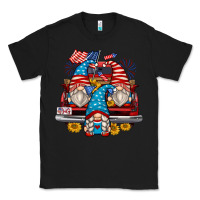 Black 4th of july gnomes farm truck Classic Tee - Zillion Design Studio