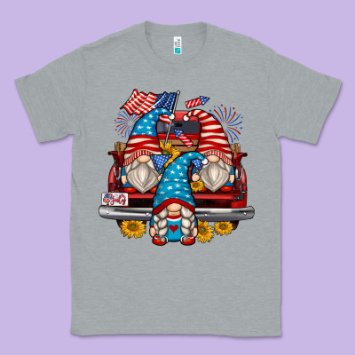 4th Of July Gnomes Farm Truck Classic Tee Designed By Zillion Design Studio