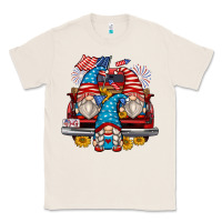 Natural 4th of july gnomes farm truck Classic Tee - Zillion Design Studio