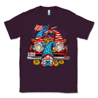 Plum 4th of july gnomes farm truck Classic Tee - Zillion Design Studio
