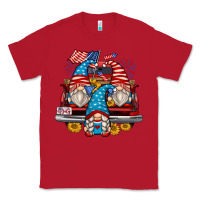 Red 4th of july gnomes farm truck Classic Tee - Zillion Design Studio
