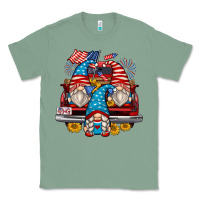 Sage 4th of july gnomes farm truck Classic Tee - Zillion Design Studio