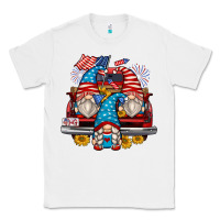 White 4th of july gnomes farm truck Classic Tee - Zillion Design Studio