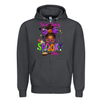 Smoke Thick Thighs Spooky Vibes Zipper Hoodie - texasbilliewilder