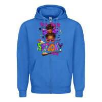 True Royal Thick Thighs Spooky Vibes Zipper Hoodie - texasbilliewilder
