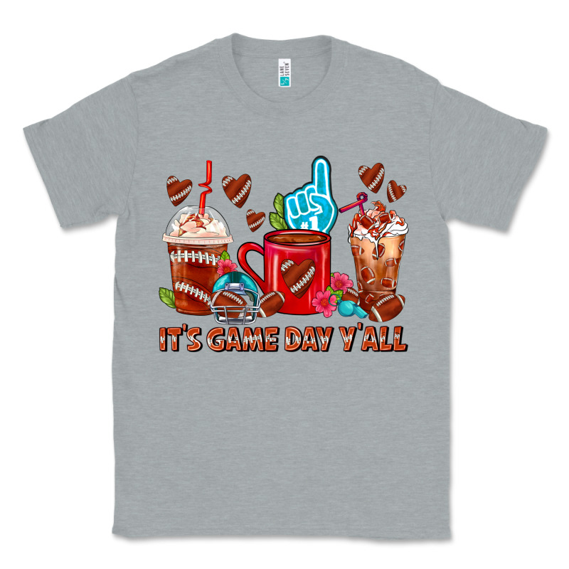 American Football Coffee Cups Classic Tee by FaDigitalArtStudio | Teevron
