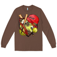 Chestnut softball home plate Long Sleeve Tee - Zillion Design Studio