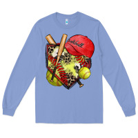 Colony Blue softball home plate Long Sleeve Tee - Zillion Design Studio