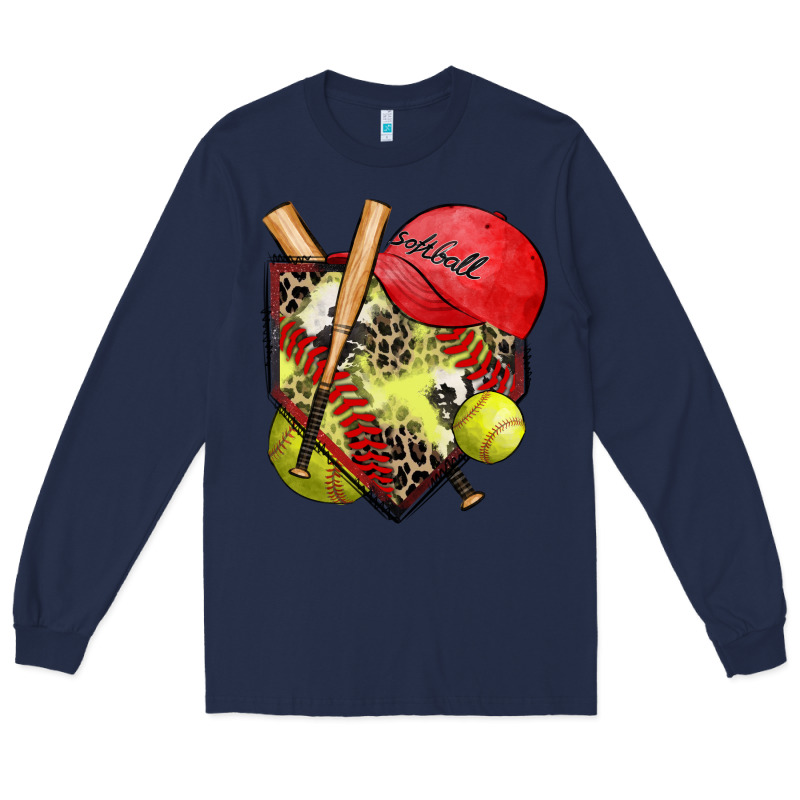 Softball Home Plate Long Sleeve Tee by Zillion Design Studio | Teevron