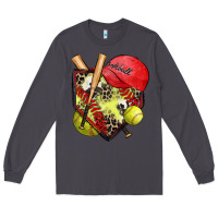 Smoke softball home plate Long Sleeve Tee - Zillion Design Studio