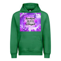 Emerald thankful greatful blessed Urban Hoodie - NancyCooperArtShop
