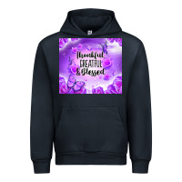 Navy thankful greatful blessed Urban Hoodie - NancyCooperArtShop