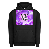 Pigment Black thankful greatful blessed Urban Hoodie - NancyCooperArtShop