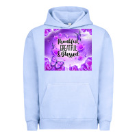 Pigment Grape Ice thankful greatful blessed Urban Hoodie - NancyCooperArtShop
