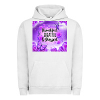 Pigment Lunar Rock thankful greatful blessed Urban Hoodie - NancyCooperArtShop