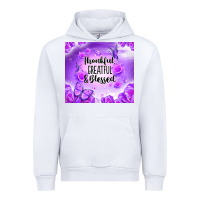 White thankful greatful blessed Urban Hoodie - NancyCooperArtShop