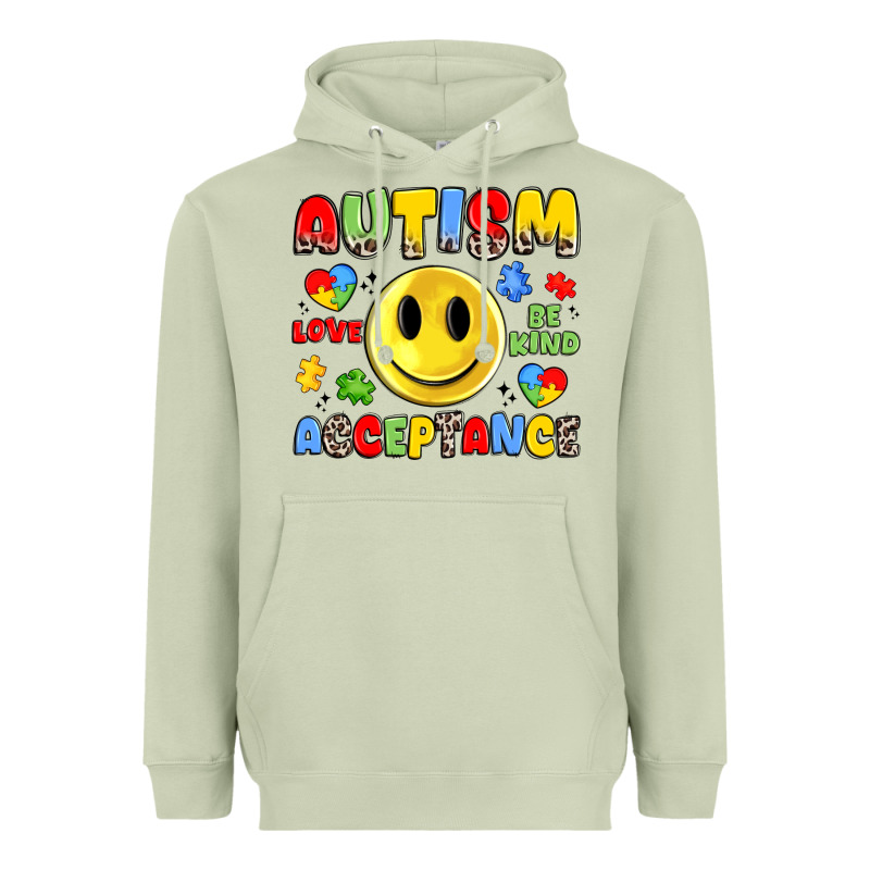 Autism Acceptance Heavyweight Hoodie by JahusDesignShop | Teevron