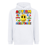 White autism acceptance Heavyweight Hoodie - JahusDesignShop