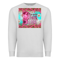 Dove Grey Breast cancer  no one fıghts alone tumbler Premium Sweatshirt - Artiststas