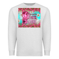 Oatmeal Heather Breast cancer  no one fıghts alone tumbler Premium Sweatshirt - Artiststas