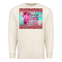 Sandshell Breast cancer  no one fıghts alone tumbler Premium Sweatshirt - Artiststas