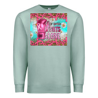 Seafoam Breast cancer  no one fıghts alone tumbler Premium Sweatshirt - Artiststas