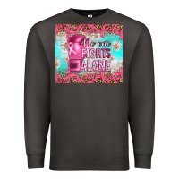 Smoke Breast cancer  no one fıghts alone tumbler Premium Sweatshirt - Artiststas
