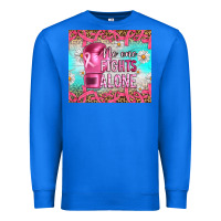 True Royal Breast cancer  no one fıghts alone tumbler Premium Sweatshirt - Artiststas