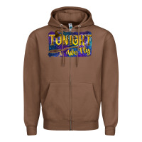 Chestnut Tonight We Fly Zipper Hoodie - texasbilliewilder