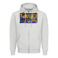 Dove Grey Tonight We Fly Zipper Hoodie - texasbilliewilder