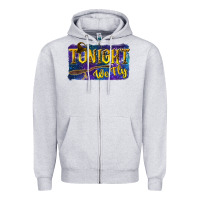 Heather Grey Tonight We Fly Zipper Hoodie - texasbilliewilder