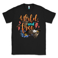 Black wild and free Classic Tee - Zillion Design Studio