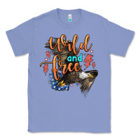 Colony Blue wild and free Classic Tee - Zillion Design Studio