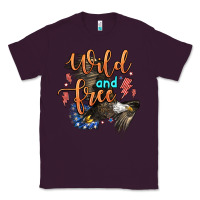 Plum wild and free Classic Tee - Zillion Design Studio