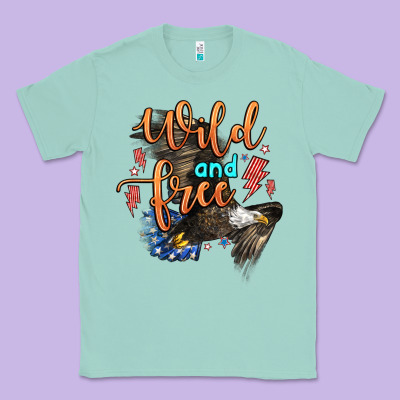 Wild And Free Classic Tee Designed By Zillion Design Studio