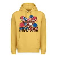 Antique Gold moo rica Premium Hoodie - MaliasSmallBusiness