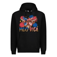 Black moo rica Premium Hoodie - MaliasSmallBusiness